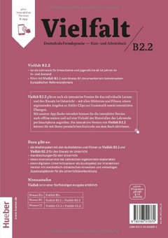 Бумажная книга «Vielfalt. Deutsch als Fremdsprache. Kurs und Arbeitsbuch B2.2», авторов Дагмар Гирсберг, Арвен Шнак, Кристиан Сют, Урс Люгер, Изабель Бухвальд-Варгенау, Лукас Майрхофер - фото №2 - миниатюра