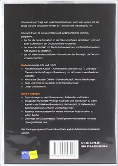 Бумажная книга «Chunsch druus? Buch mit 4 audio-CDs + 1 DVD», авторов Мартин Мюллер, Лукас Вертеншлаг, Сабрина Герхартль, Аниса Халилбашич, Ирмтрауд Кайзер, Элизабет Пейер, Наоми Шафер, Рафаэль Бертеле - фото №2 - миниатюра