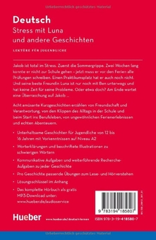 Бумажная книга «Stress mit Luna und andere Geschichten. Lektüre für Jugendliche», автор Леонард Тома - фото №2 - миниатюра