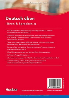 Бумажная книга «Підручник Deutsch Uben, Horen + Sprechen C2 mit Audios online (шт)», автор Аннели Биллина - фото №2 - миниатюра