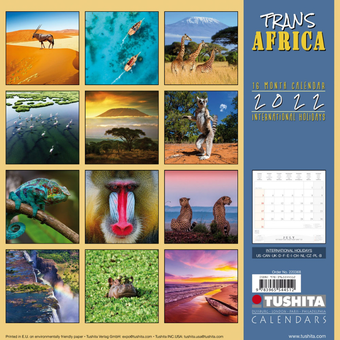 Паперова книга «Календарь на 2022 Africa» - фото №2 - мініатюра