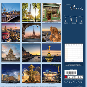 Паперова книга «Календарь на 2022 Paris» - фото №2 - мініатюра