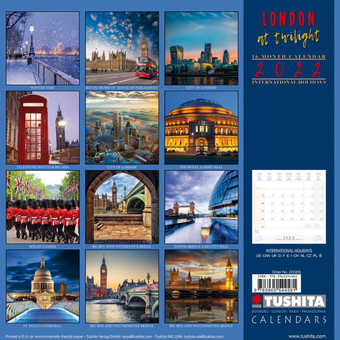 Паперова книга «Календарь 2022 London at Twilight» - фото №2 - мініатюра