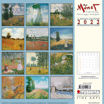 Бумажная книга «Календарь на 2022 Claude Monet. A Walk in the Country» - фото №2 - миниатюра