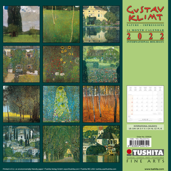 Паперова книга «Календарь на 2022 Gustav Klimt - Nature» - фото №2 - мініатюра