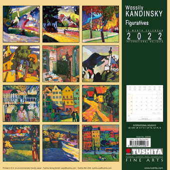 Паперова книга «Календар на 2022 Wassily Kandinsky - Figuratives» - фото №2 - мініатюра