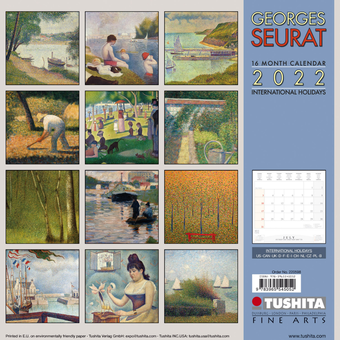 Паперова книга «Календар на 2022 Georges Seurat» - фото №2 - мініатюра