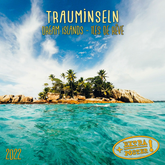 Паперова книга «Календар на 2022 Dream Islands - Trauminseln» - фото №1 - мініатюра