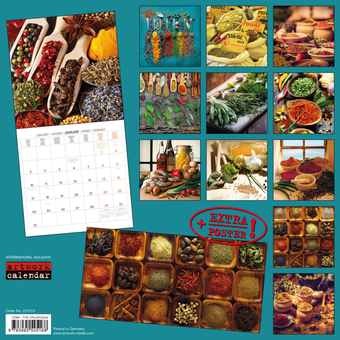 Бумажная книга «Календарь на 2022 Food & Spices - Speisen und Gewürze» - фото №2 - миниатюра