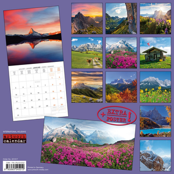Бумажная книга «Календарь на 2022 Alps - Alpen International » - фото №2 - миниатюра
