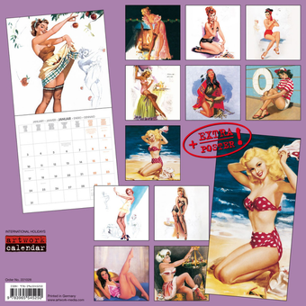 Бумажная книга «Календарь на 2022 Pin Ups» - фото №2 - миниатюра