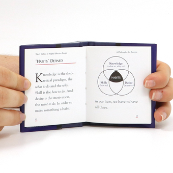 Бумажная книга «The 7 Habits of Highly Effective People. Miniature edition», автор Стивен Кови - фото №3 - миниатюра