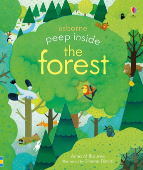 Паперова книга «Peep Inside a Forest», автор Анна Мілборн - фото №1 - мініатюра