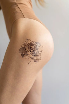 «Тимчасове тату Tattooshka Квітка, гілочки, змія (HB-057)», бренда Tattooshka - фото №5 - миниатюра