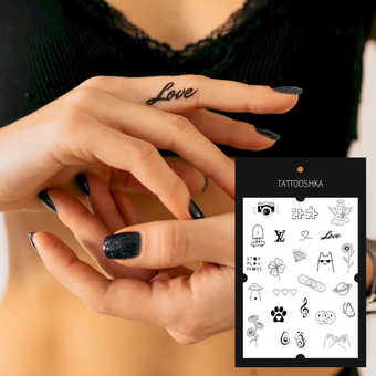 «Тимчасове тату Tattooshka WOW (LB-126)», бренда Tattooshka - фото №5 - миниатюра