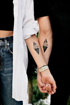 «Тимчасове тату Tattooshka Подорож у гори (RC-544)», бренда Tattooshka - фото №4 - миниатюра