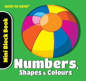Паперова книга «Mini Block Book. Numbers, shapes & colour» - фото №1 - мініатюра