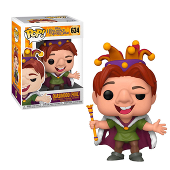  «Коллекционная фигурка Funko Pop! Hunchback of Notre Dame Quasimodo Fool (41146)», бренда Funko Pop - фото №5 - миниатюра