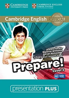 Бумажная книга «Cambridge English Prepare! Level 3. Presentation Plus DVD-ROM», авторов Гаран Холкомб, Джоанна Коста, Мелани Уильямс - фото №1 - миниатюра