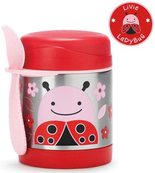  «Термос Skip Hop Божья коровка Livie (252377)», бренда Skip Hop - фото №1 - миниатюра