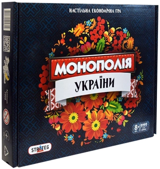  « Настольная игра Strateg Монополія України LUX (7008) », бренда Strateg - фото №1 - миниатюра
