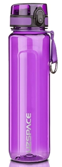  «Пляшка для спортзалу Uzspace 950 мл фіолетова (6020purple)», бренду Uzspace - фото №1 - мініатюра
