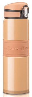  «Термос Uzspace 410 мл коричневый (4055brown)», бренда Uzspace - фото №1 - миниатюра