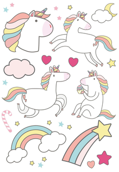 «Набір Тимчасових Тату Cobart WOW-TATTOO Unicorn Real Party (305429313)», бренда Cobart WOW-TATTOO - фото №1 - миниатюра