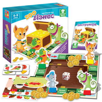  «Игра-стратегия Vladi Toys Зообизнес (VT2309-02)», бренда VladiToys - фото №3 - миниатюра
