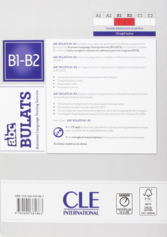 Паперова книга «ABC Bulats B1-B2 Livre + CD audio» - фото №2 - мініатюра
