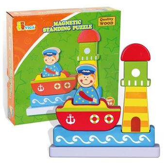  «Магнитный пазл Viga Toys Море (59704) », бренда Viga Toys - фото №2 - миниатюра