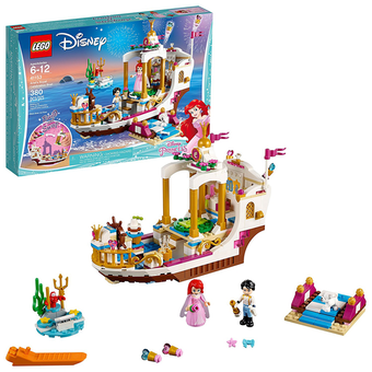  «Конструктор LEGO Disney Princess Королевский праздничный корабль Ариэль 380 деталей (41153)», бренда LEGO - фото №4 - миниатюра