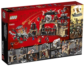  «Конструктор LEGO Ninjago Печера драконів 1660 деталей (70655)», бренду LEGO - фото №4 - мініатюра
