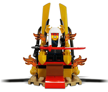  «Конструктор LEGO Ninjago Решающий бой в тронном зале 221 деталь (70651)», бренда LEGO - фото №3 - миниатюра