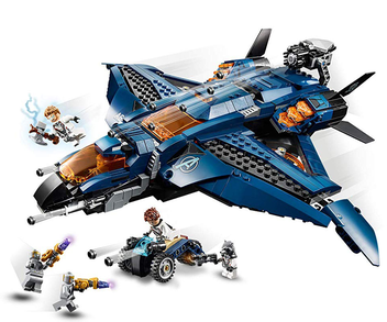 «Конструктор LEGO Super Heroes Marvel Модернізований квінджет Месників 838 деталей (76126)», бренду LEGO - фото №2 - мініатюра