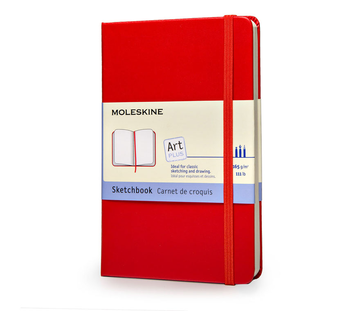  «Блокнот Moleskine Art средний красный (ARTQP063F2)», бренда Moleskine - фото №2 - миниатюра