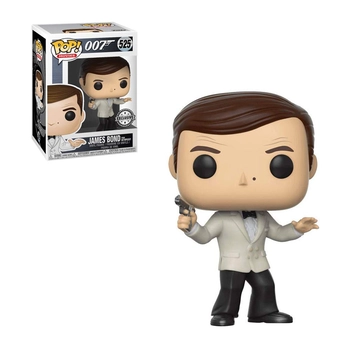  «Коллекционная фигурка Funko Pop! James Bond Roger Moore White Tux (24933)», бренда Funko Pop - фото №3 - миниатюра