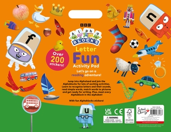 Бумажная книга «Alphablocks Letter Fun Mini Activity Pad», автор Alphablocks - фото №2 - миниатюра