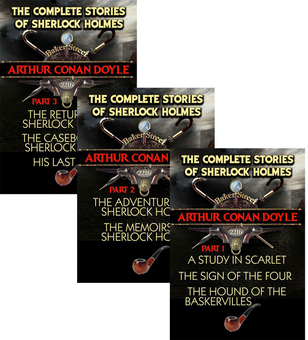 Бумажная книга «The Complete Stories of Sherlock Holmes (комплект з 3 книг)», автор Артур Конан Дойл - фото №1 - миниатюра