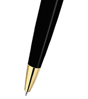  «Ручка Waterman EXCEPTION Slim Black GT BP (21 028)», бренда Waterman - фото №3 - миниатюра