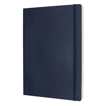  «Блокнот Moleskine Classic большой нелинованный сапфир (QP623B20)», бренда Moleskine - фото №5 - миниатюра