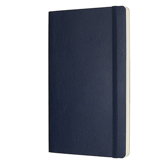  «Блокнот Moleskine Classic средний нелинованный сапфир (QP618B20)», бренда Moleskine - фото №5 - миниатюра