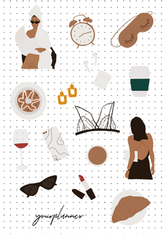  «Стикеры Your Planner Paris mood (planner19)», бренда Your Planner - фото №1 - миниатюра