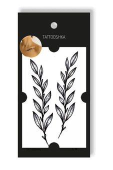 «Тимчасове тату Tattooshka Дві гілочки (L-18)», бренда Tattooshka - фото №1 - миниатюра