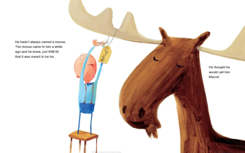 Бумажная книга «This Moose Belongs to Me», автор Оливер Джефферс - фото №4 - миниатюра