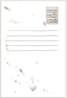  «Листівка PollyArt З музикою в серці Рояль (PostCard-003)», бренда PollyArt - фото №2 - миниатюра