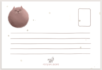 «Листівка PollyArt Котиків багато не буває (PostCard-025)», бренда PollyArt - фото №2 - миниатюра