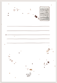  «Листівка PollyArt З музикою в серці Сопілка (PostCard-006)», бренда PollyArt - фото №2 - миниатюра