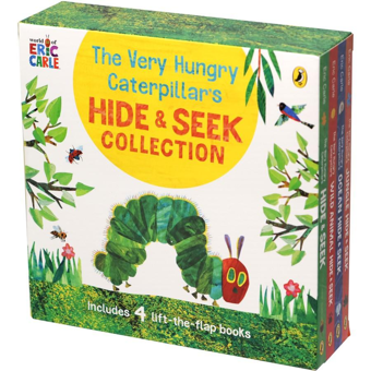 Паперова книга «The Very Hungry Caterpillar's. Hide and Seek Collection. 4 Book Slipcase», автор Ерік Карл - фото №2 - мініатюра