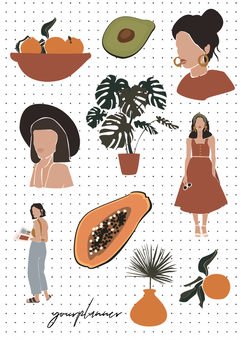 «Стикеры Your Planner Aesthetic (planner17)», бренда Your Planner - фото №1 - миниатюра